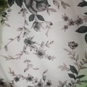COLCHON CAMA FUNCIONAL1.37X0.78 DESEOS GRIS FLORES MANCHAS