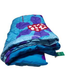 ACOLCHADO CUNA CELESTE FLORES