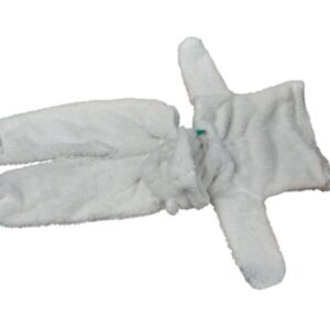 CONJ BUZO Y PANT PELUDITO BCO TEDDY T6/9M