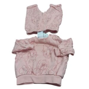 CONJ BUZO Y PANTALON ALG ROSA MINNIE T3M DISNEY GT FR