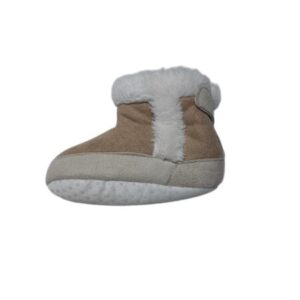 PANTUFLA NO CAMINANTE MARRON PELUDITO