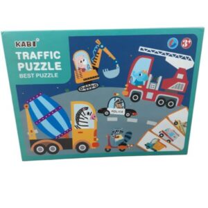 TRAFFIC PUZZLE IMANES CON PIZARRA