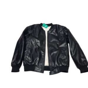 CAMPERA CUERINA NEGRA INT PIEL BCA 150 T10AP SIN MARCA
