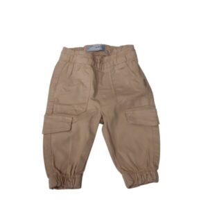 PANTALON GABARDINA BEIGE RENNER T0/3M NUEVO