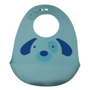 BABERO SILICONA CELESTE PERRO CLOUD ISLAND