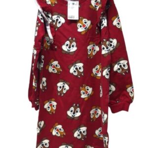VESTIDO BORDO ARDILLAS NUEVO H&M T8/10