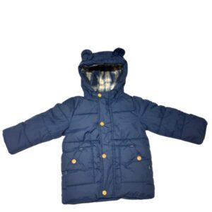 CAMPERA INFLADITA AZUL BOTONES AMARILLO BABY CLUB T12/18M