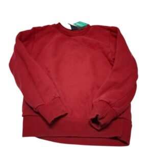 BUZO ALG ROJO CON FELPA HERING T6