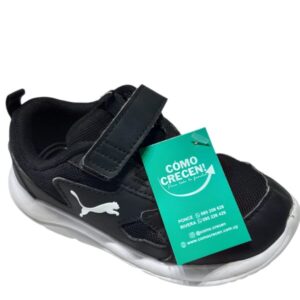 CHAMPIONES NEGROS PUMA ELASTICOS T26 16CM PLANTILLA