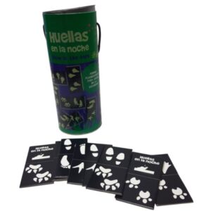 DOMINO QUE BRILLA EN LA OSCURIDAD HUELLAS EN LA NOCHE