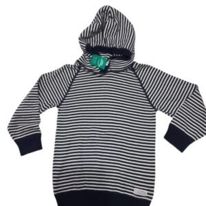 BUZO BCO LINEAS AZUL CAPUCHA H&M T4/6