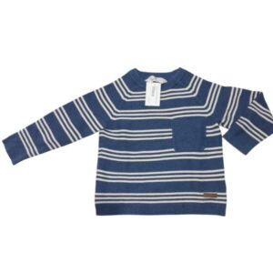 BUZO AZUL LINEAS BCAS BOLSILLO H&M T2/4 GT FR