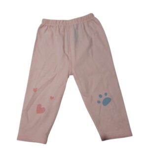 PANTALON ALG ROSADO CORAZONES PATITA T3M AP