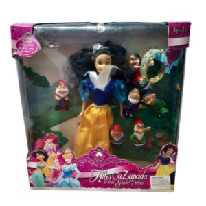 BLANCANIEVES MUÑECA CON 7 ENANITOS VINTAGE