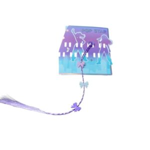 BROCHE CON APLIQUE TRENZA LILA