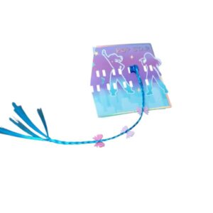 BROCHE CON APLIQUE TRENZA AZUL
