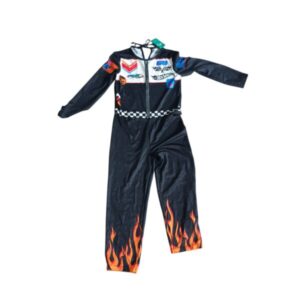 DISFRAZ MAMELUCO PILOTO CARRERAS  HOTWHEELS T5/6