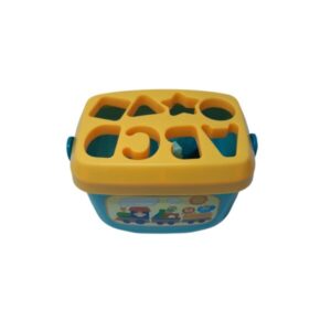 BALDECITO CON PIEZAS DE ENCASTRES TREN ESTAMPADO