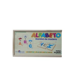 ALFABETO DOMINO DE MADERA EDUCACTIVITY