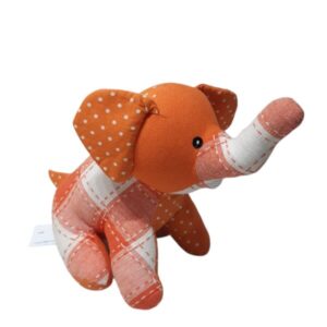 ELEFANTE EN TELA PATCH NARANJA ROYAL