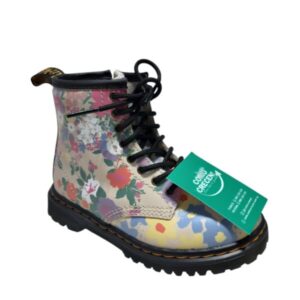 BORCEGOS CREMITA FLORES DE COLORES DR MARTENS T26 DET PTA