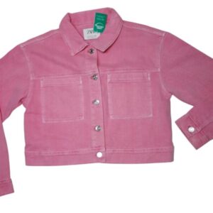 CAMPERA DE JEAN ROSADA ZARA T13/14