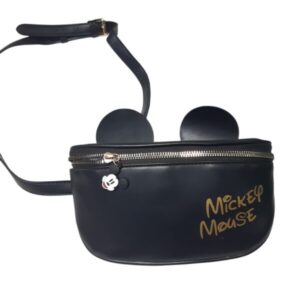 CARTERA NEGRA OREJAS MICKEY MOUSE MINISO