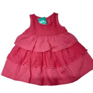 VESTIDO ALG ROSADO VOLADOS 3M AP