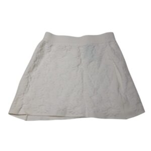 POLLERA BLANCA GIRASOLES LABRADOS HILO ZARA T8/9