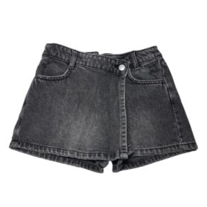 POLLERA SHORT JEAN NEGRO ZARA T10