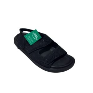 SANDALIAS NEGRAS BRILLOS ZARA T36