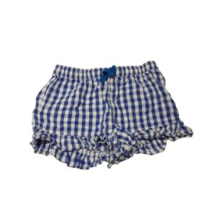SHORT CUADRILLE AZUL BCO MOÑITA H&M T1 1/2 2