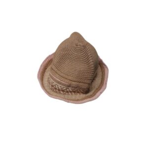 GORRO MARRON BEGE ROSA ZARA