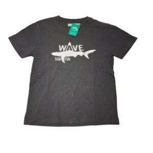 REMERA GRIS WAVE TIBURON ZARA T7 GT