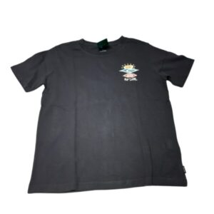 REMERA GRIS OSCURO RIP CURL ESPALDA ESTAMPADA T7/8