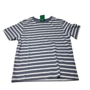 REMERA RAY GRIS AZULADO BLANCO AMY&H T10
