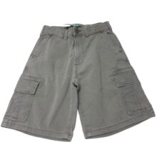 BERMUDA GABARDINA VERDE SECO CARGO ZARA T9
