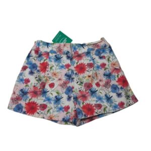 SHORT BCA FLORES ROJO CELESTE PINCITAS ZARA T18/24M