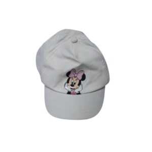GORRO CON VISERA BCO MINNIE