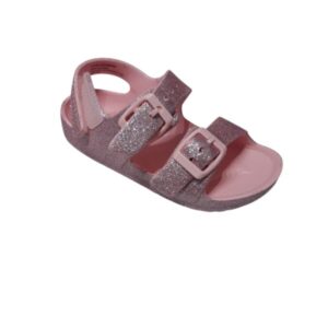 SANDALIAS DE GOMA ROSA BRILLANTINA CAT&JACK T9 26 NUEVAS
