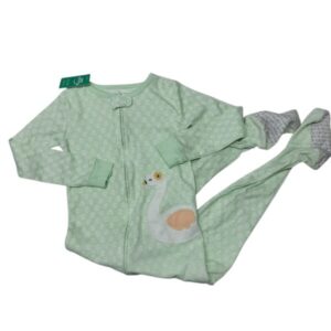 PIYAMA ALG VERDE FLORES BCAS CISNE CARTERS T4 det atras