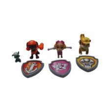 BOLSA CON 3 PERRITOS Y ESCUDO PAW PATROL PATRULLA CANINA + BEBE RASP