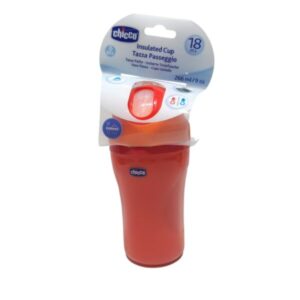 VASO CHICCO NARANJA ROJO +18M NUEVO