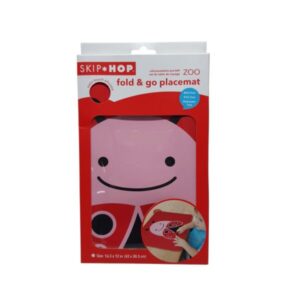 INDIVIDUAL DE SILICONA SKIP HOP ROJO 42X30.5XM NUEVO
