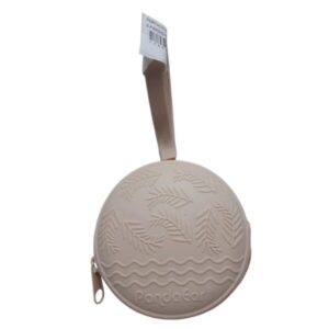PORTACHUPETE EN SILICONA BEIGE HOJAS PANDAEAR