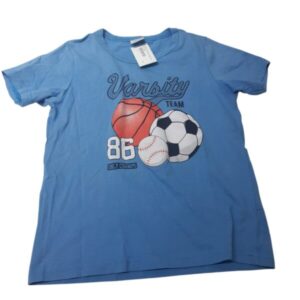 REMERA CELESTE PELOTA VARISTY HOT DOG T10 FRIZ