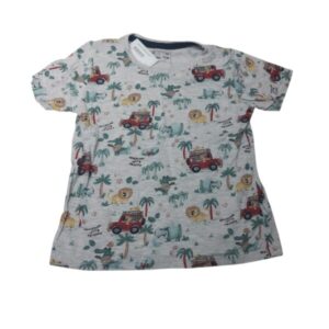 REMERA GRIS ANIMALES POIM T4