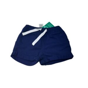 SHORT GABARDINA AZUL PIOLAS BLANCAS CARTERS T3M DECO