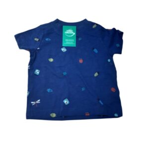 REMERA AZUL INSECTOS CARTERS T3M
