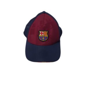 GORRO CON VISERA AZUL BORDO BARCELONA FALTA STICKER Y MCH ADENTRO